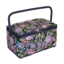 Medium Rectangle Sewing Basket with H,le ZA1000