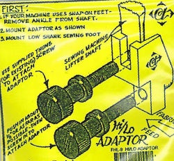 High to Low Adaptor # FASTUBE-A, # FHL