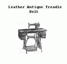 Treadle belt  70 inches in length come with metal closure to fasten. P60013  BH8-Clip