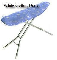 WHITE COTTON MA 390-P, Cotton Cover. Fits Mary Proctor Wedge-Shaped Ironing Board 14 - 18 x 54 - 58