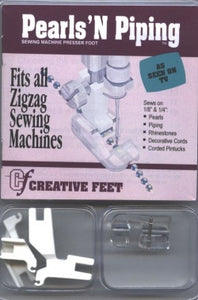 Pearls N Piping Foot  PNP Set   Creative Feet