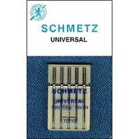 5 Pack of Schmetz Universal Needles Size 70,10