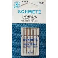 5 Pack of Schmetz Universal Needles Size 90,14