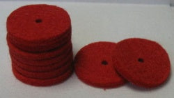 Spool Pin Felts Red # 8879T Pack of 4