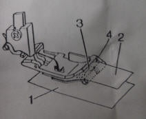 Gathering ,Shirring Foot # 340533, # 2992499380000 Gray Box