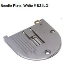 Needle Plate, White # NZ4LG hanging