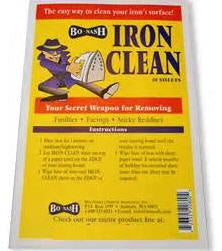 Bo-Nash Iron Clean Cleaning Cloths 10/Pkg   INST